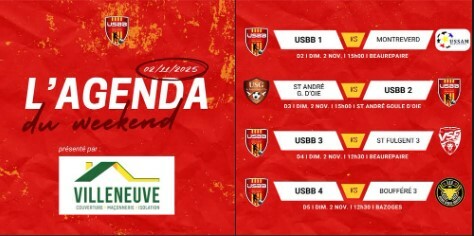 LES MATCHS DU WEEKEND