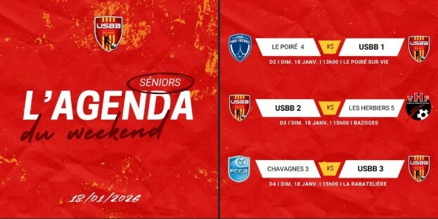 LES MATCHS DU WEEKEND