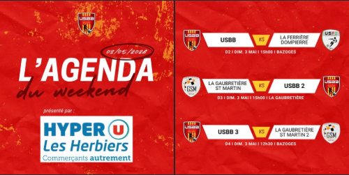 LES MATCHS DU WEEKEND