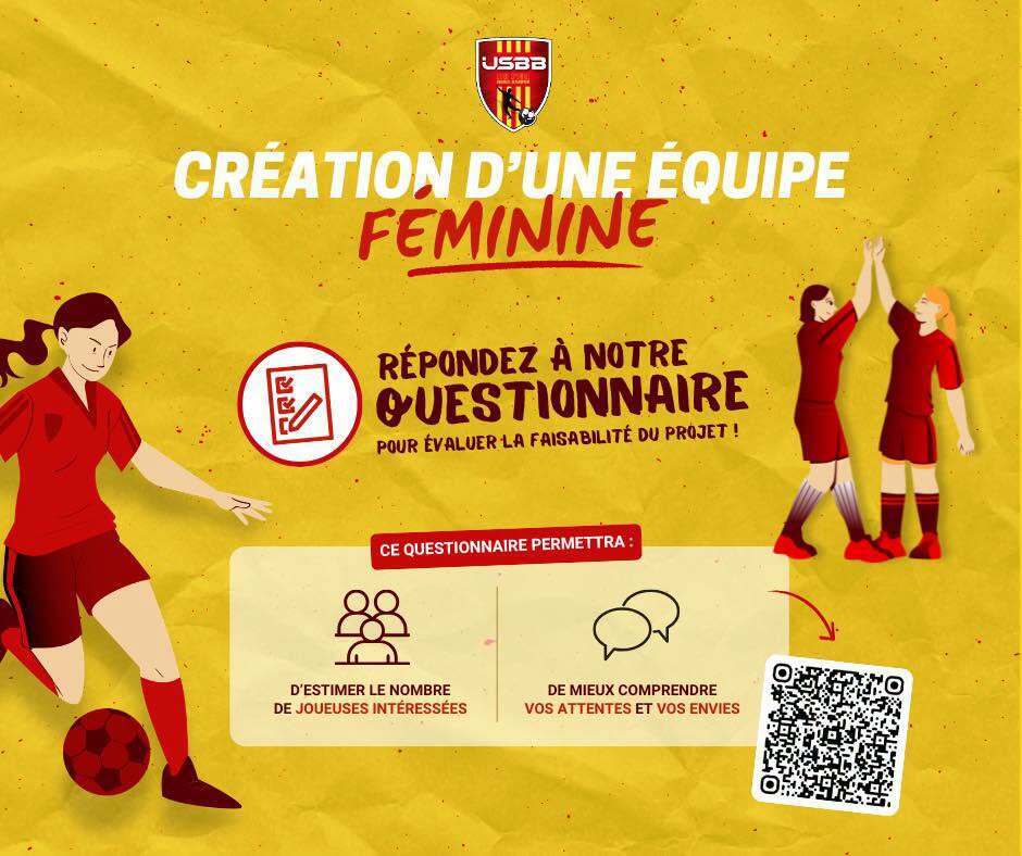"CRÉATION ÉQUIPE FÉMININE"