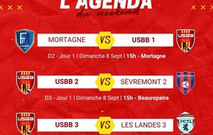 LES MATCHS DU WEEKEND