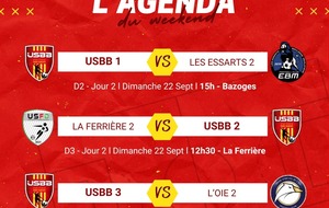 LES MATCHS DU WEEKEND