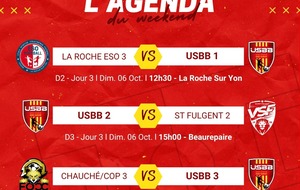 LES MATCHS DU WEEKEND