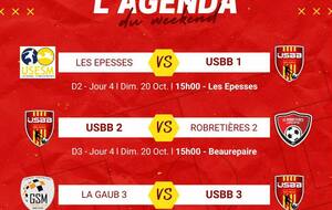 LES MATCHS DU WEEKEND