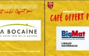 Partenaire &quot;Ballon du Match&quot; - &quot;Café&quot; 