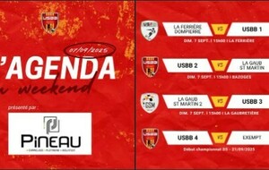 LES MATCHS DU WEEKEND