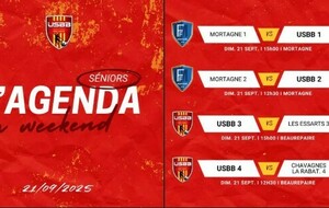 LES MATCHS DU WEEKEND