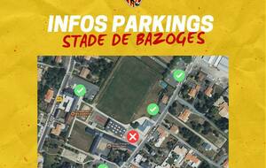 Travaux Salle de Sports Bazoges " Infos Parking "