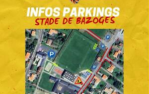 "Parking Travaux stade Bazoges"