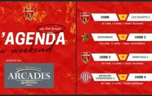 LES MATCHS DU WEEKEND