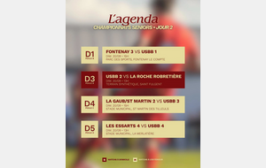 LES MATCHS DU WEEKEND
