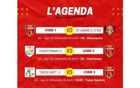 LES MATCHS DU WEEKEND