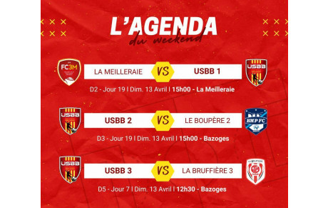 LES MATCHS DU WEEKEND