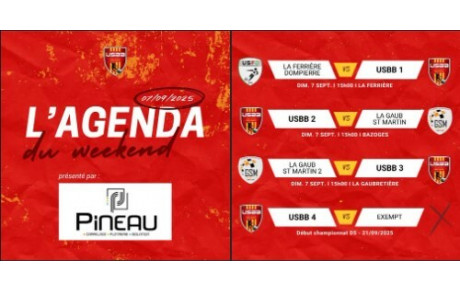 LES MATCHS DU WEEKEND