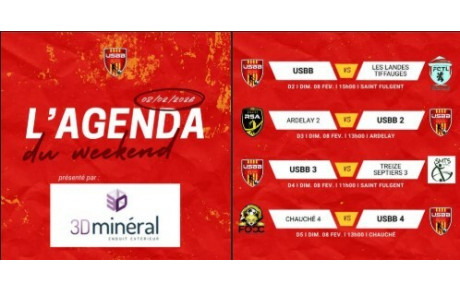 LES MATCHS DU WEEKEND