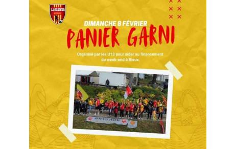 🚨 PANIER GARNI 🚨