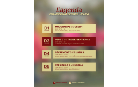 LES MATCHS DU WEEKEND