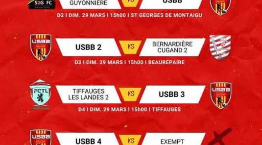 LES MATCHS DU WEEKEND