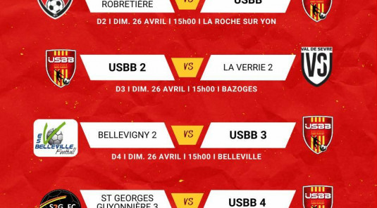 LES MATCHS DU WEEKEND